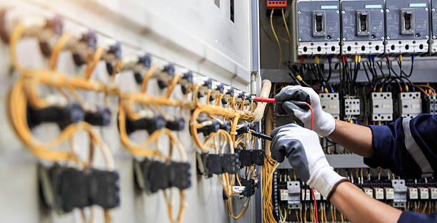 Professional Electrician technician working in Lowesville, NC